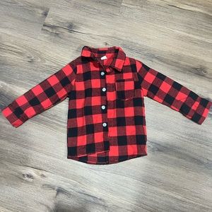 ❤️🖤Toddler Buffalo Check Flannel🖤❤️